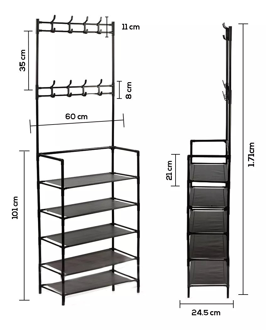 Zapatero Perchero Organizador 5 NIVELES