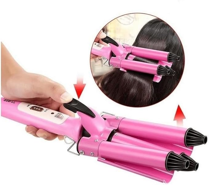 Plancha Pinza De Cabello Ondas De Sirena